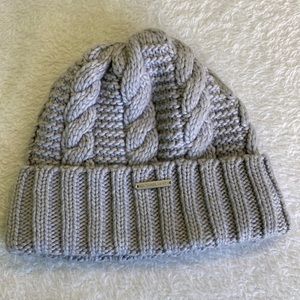 Michael Kors Beanie - Gray Fleece Lined